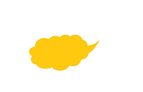 黄色い雲
