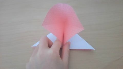 折り紙・うさぎ風船3